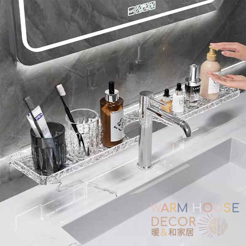 【暖&和家居】台灣現貨 浴室置物架 免打孔收納架 浴室收納架 浴室免釘牆面收納架 洗漱臺收納架 免釘 防水置物架 收納架-細節圖4