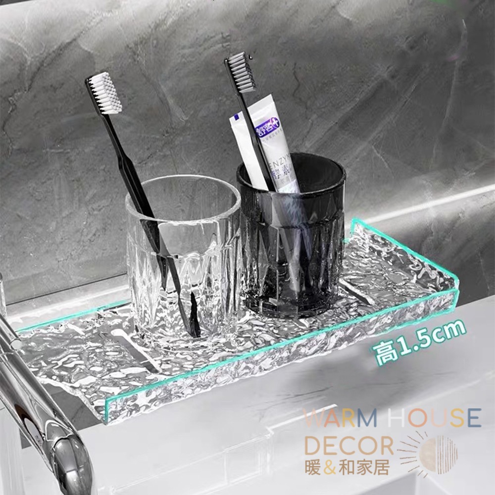 【暖&和家居】台灣現貨 浴室置物架 免打孔收納架 浴室收納架 浴室免釘牆面收納架 洗漱臺收納架 免釘 防水置物架 收納架-細節圖7