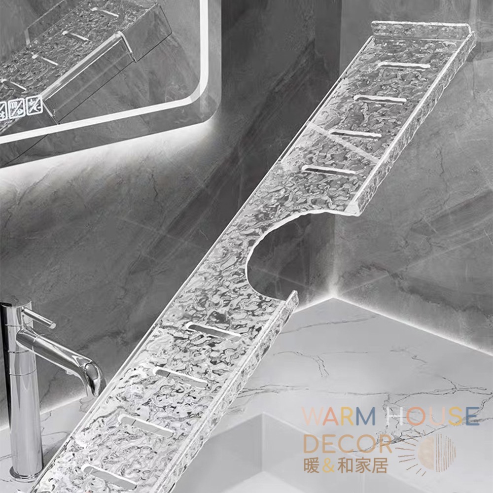 【暖&和家居】台灣現貨 浴室置物架 免打孔收納架 浴室收納架 浴室免釘牆面收納架 洗漱臺收納架 免釘 防水置物架 收納架-細節圖8