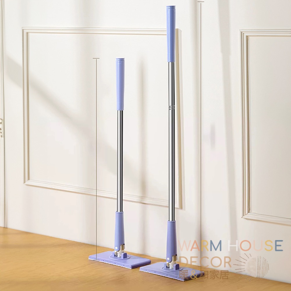 【暖&和家居】台灣現貨 懶人環保拖把 洗臉巾拖把 平板拖把 除塵拖把 懶人拖把  洗臉巾小拖把 拖把夾濕紙巾 拖把 拖把-細節圖4