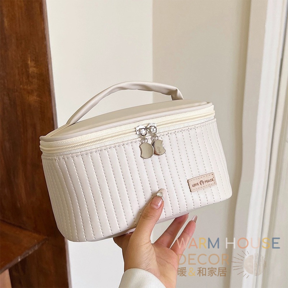 【暖&和家居】台灣現貨 蛋糕化妝包 收納包 旅行包 化妝品收納包 大容量化妝包 美妝收納包 化妝品旅行包 化妝包 收納包-細節圖5