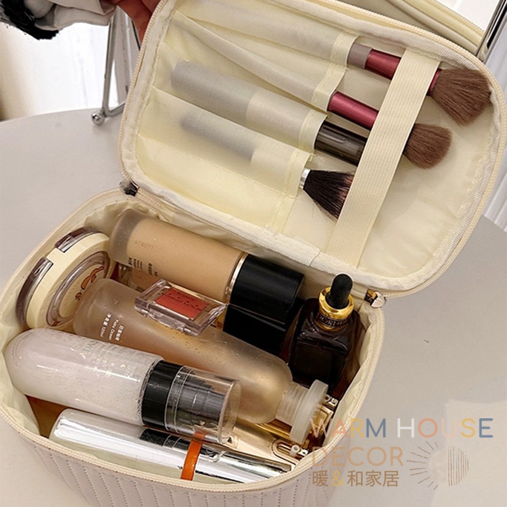 【暖&和家居】台灣現貨 蛋糕化妝包 收納包 旅行包 化妝品收納包 大容量化妝包 美妝收納包 化妝品旅行包 化妝包 收納包-細節圖6