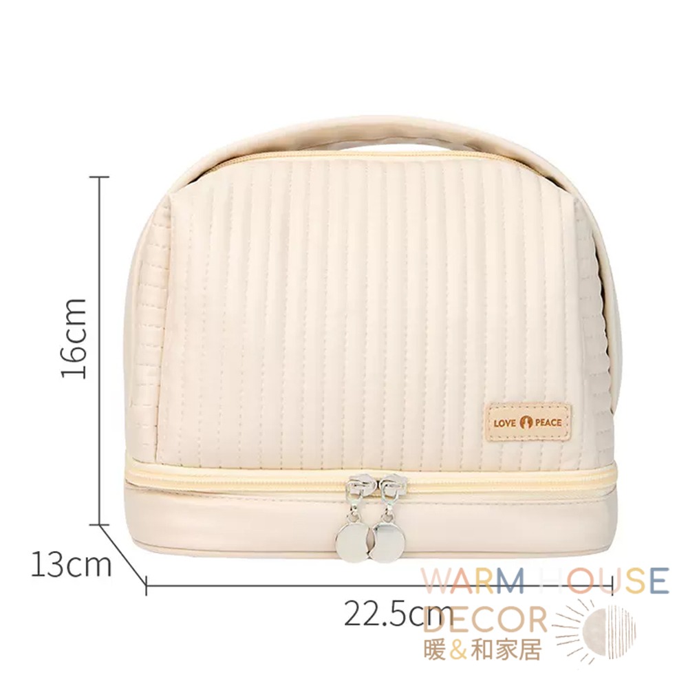【暖&和家居】台灣現貨 蛋糕化妝包 收納包 旅行包 化妝品收納包 大容量化妝包 美妝收納包 化妝品旅行包 化妝包 收納包-規格圖11