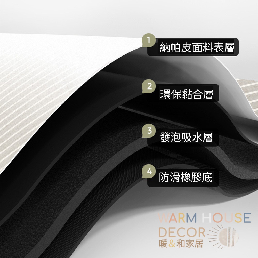 【暖&和家居】台灣現貨 珪藻土吸水軟地墊 硅藻軟地墊 浴室吸水地墊 腳踏墊 簡約時尚 吸水地墊 軟地墊 硅藻地墊 浴室墊-細節圖9