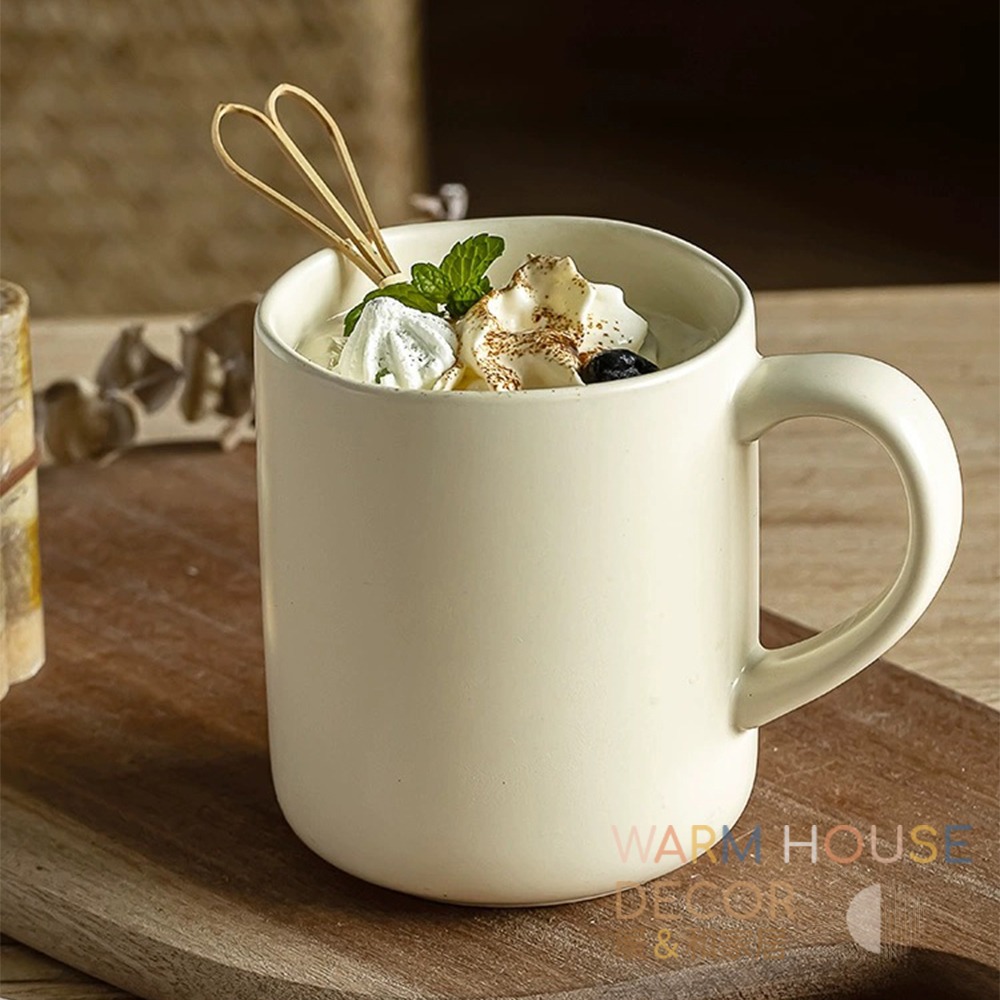 【暖&和家居】台灣現貨 韓系波浪馬克杯 素雅咖啡杯 精緻下午茶用杯 晨間咖啡杯 杯子 居家 店家 適用咖啡杯 居家生活-細節圖4