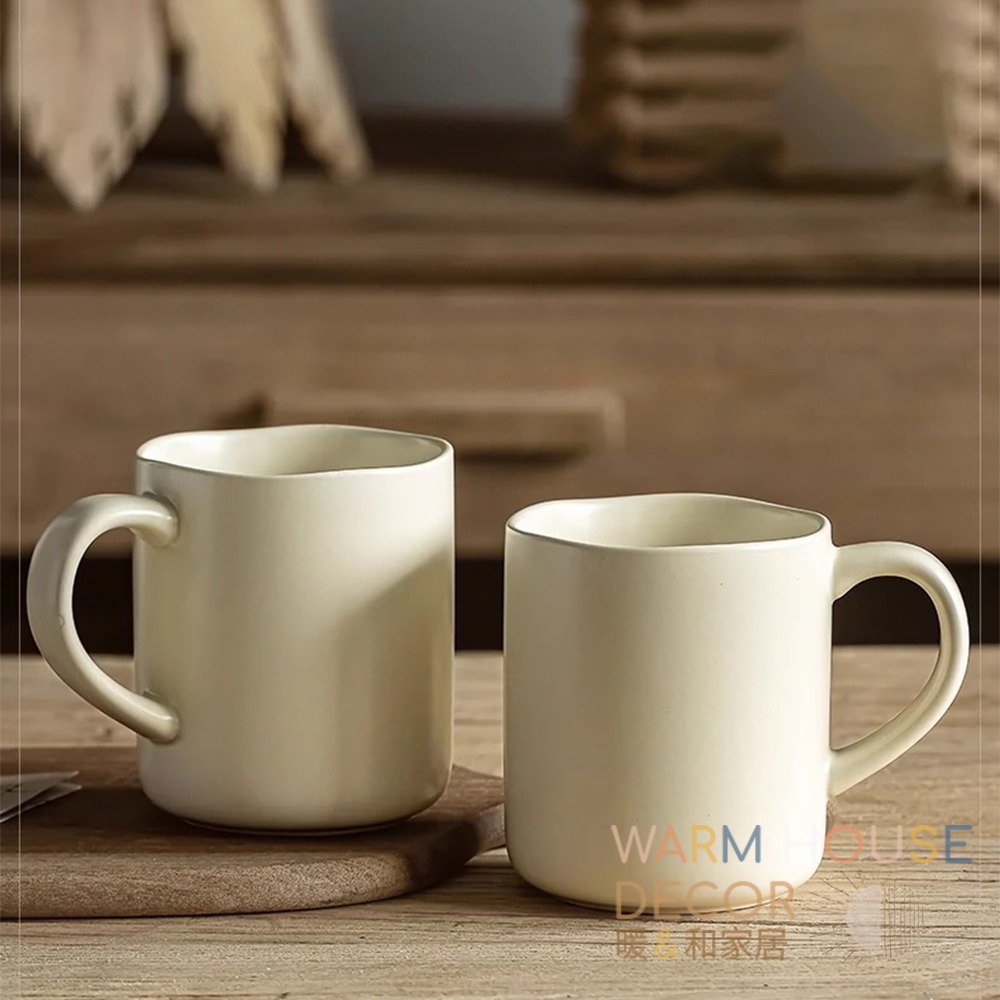 【暖&和家居】台灣現貨 韓系波浪馬克杯 素雅咖啡杯 精緻下午茶用杯 晨間咖啡杯 杯子 居家 店家 適用咖啡杯 居家生活-細節圖5