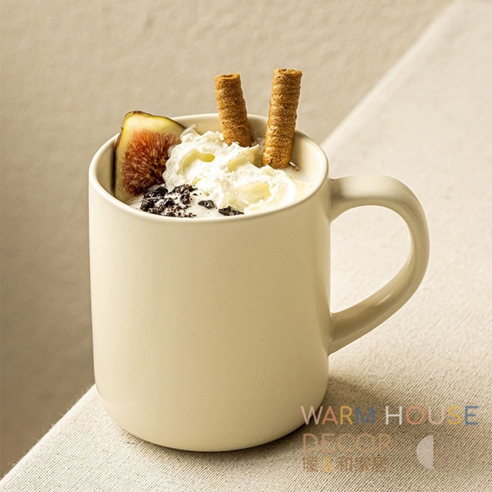 【暖&和家居】台灣現貨 韓系波浪馬克杯 素雅咖啡杯 精緻下午茶用杯 晨間咖啡杯 杯子 居家 店家 適用咖啡杯 居家生活-細節圖8