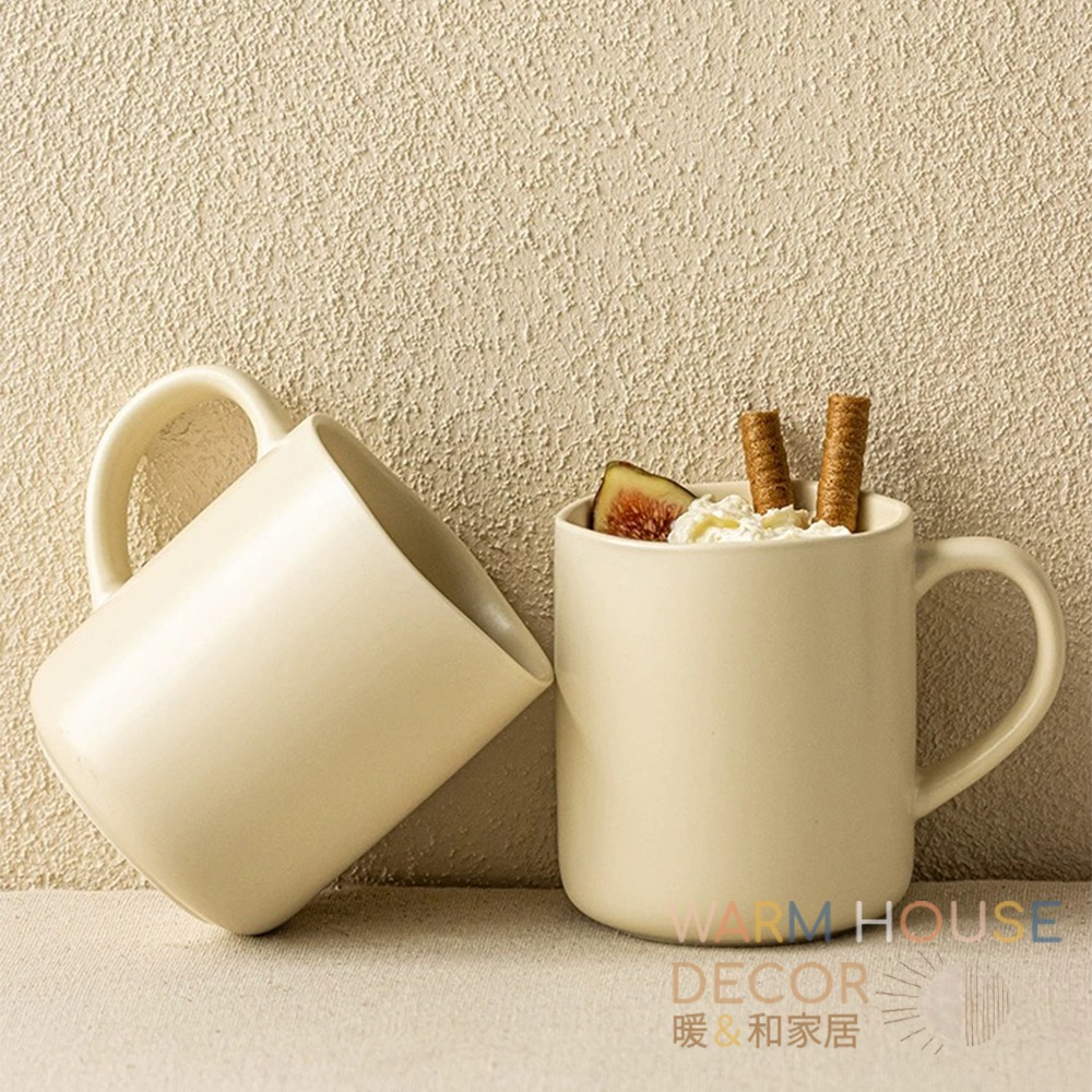 【暖&和家居】台灣現貨 韓系波浪馬克杯 素雅咖啡杯 精緻下午茶用杯 晨間咖啡杯 杯子 居家 店家 適用咖啡杯 居家生活-細節圖10