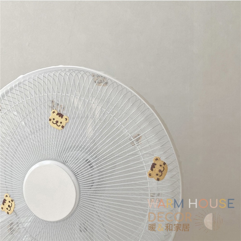 【暖&和家居】台灣現貨 防夾手電風扇安全罩 風扇保護罩 風扇保護網 尼龍網套 防護罩 電扇 電風扇套 電扇罩 保護罩-細節圖4