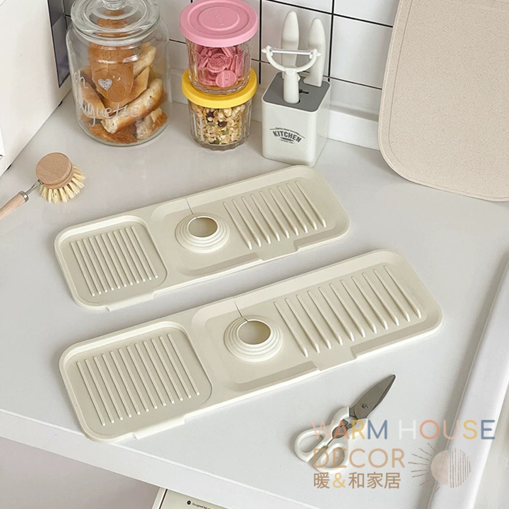 【暖&和家居】台灣現貨 水龍頭矽膠瀝水墊 洗手台防潑水 矽膠瀝水墊 防水墊 水龍頭瀝水墊 水龍頭墊 廚房瀝水墊 瀝水墊-細節圖4