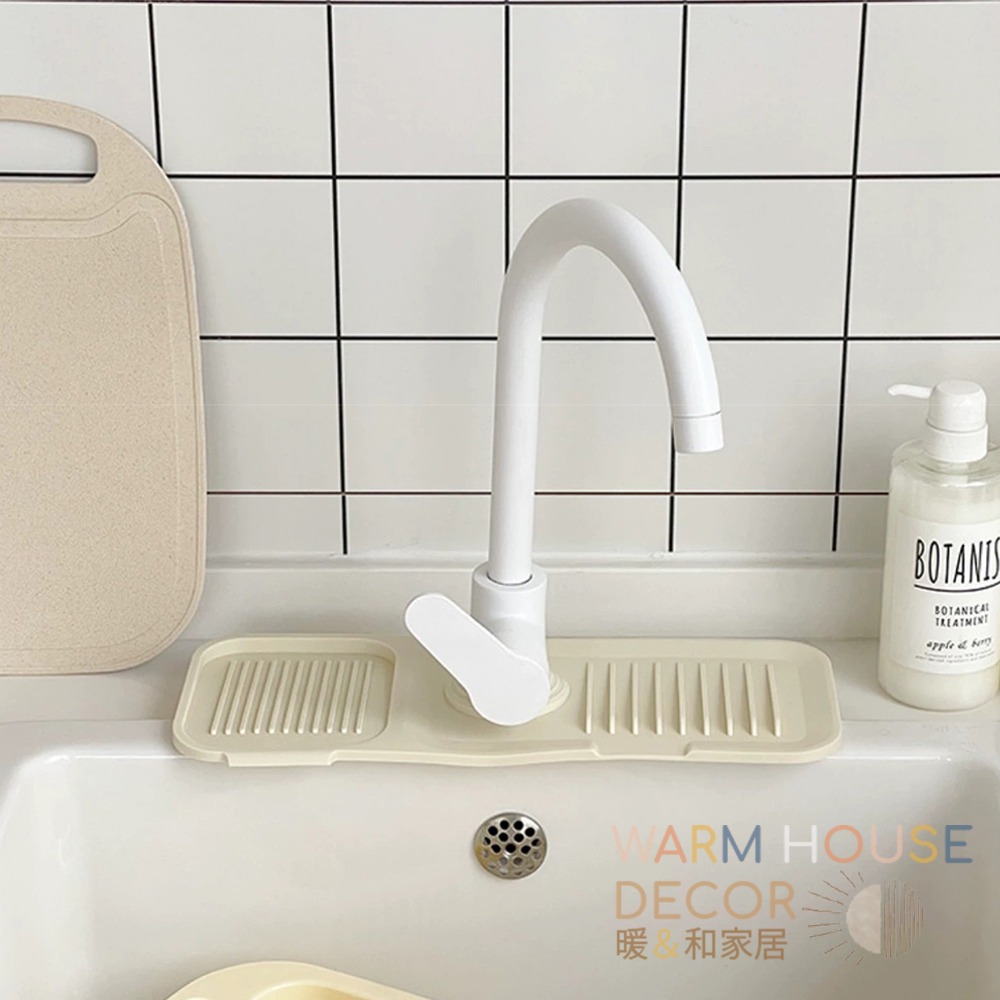 【暖&和家居】台灣現貨 水龍頭矽膠瀝水墊 洗手台防潑水 矽膠瀝水墊 防水墊 水龍頭瀝水墊 水龍頭墊 廚房瀝水墊 瀝水墊-細節圖9