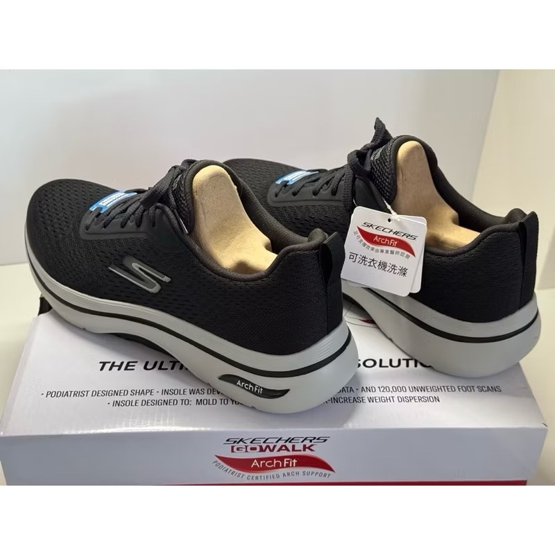 SKECHERS 男健走系列 GO WALK ARCH FIT 2.0 (216516BKCC)-細節圖2