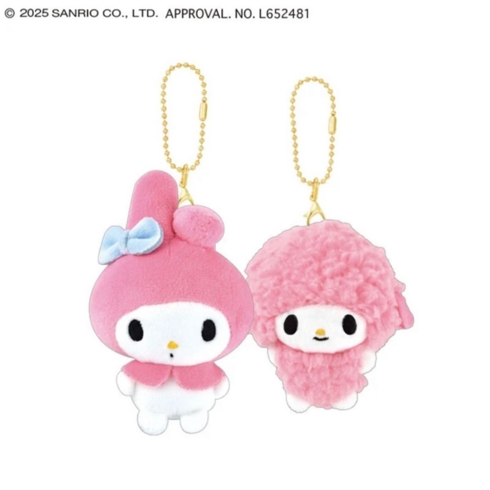 現貨 日本 Sanrio 三麗鷗 臉貼臉 娃娃吊飾-細節圖2