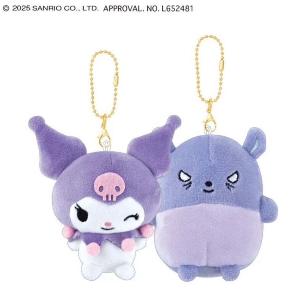 現貨 日本 Sanrio 三麗鷗 臉貼臉 娃娃吊飾-細節圖4