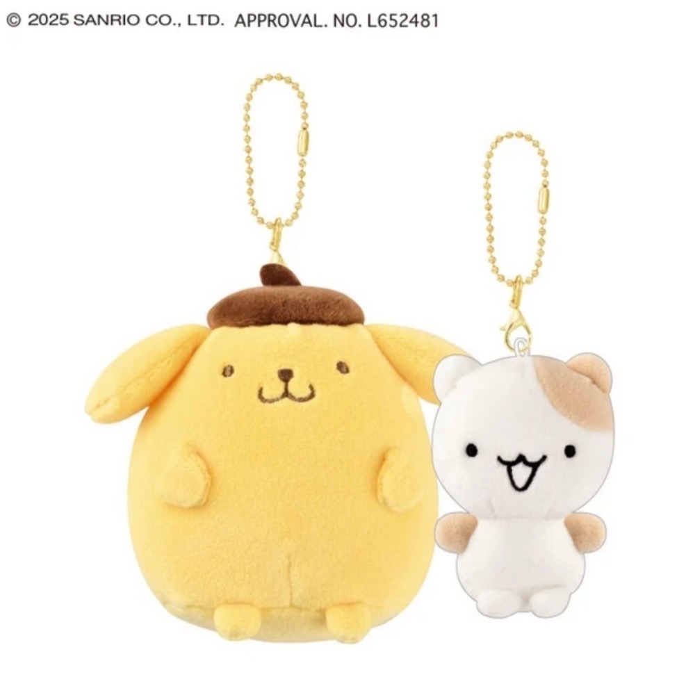 現貨 日本 Sanrio 三麗鷗 臉貼臉 娃娃吊飾-細節圖5