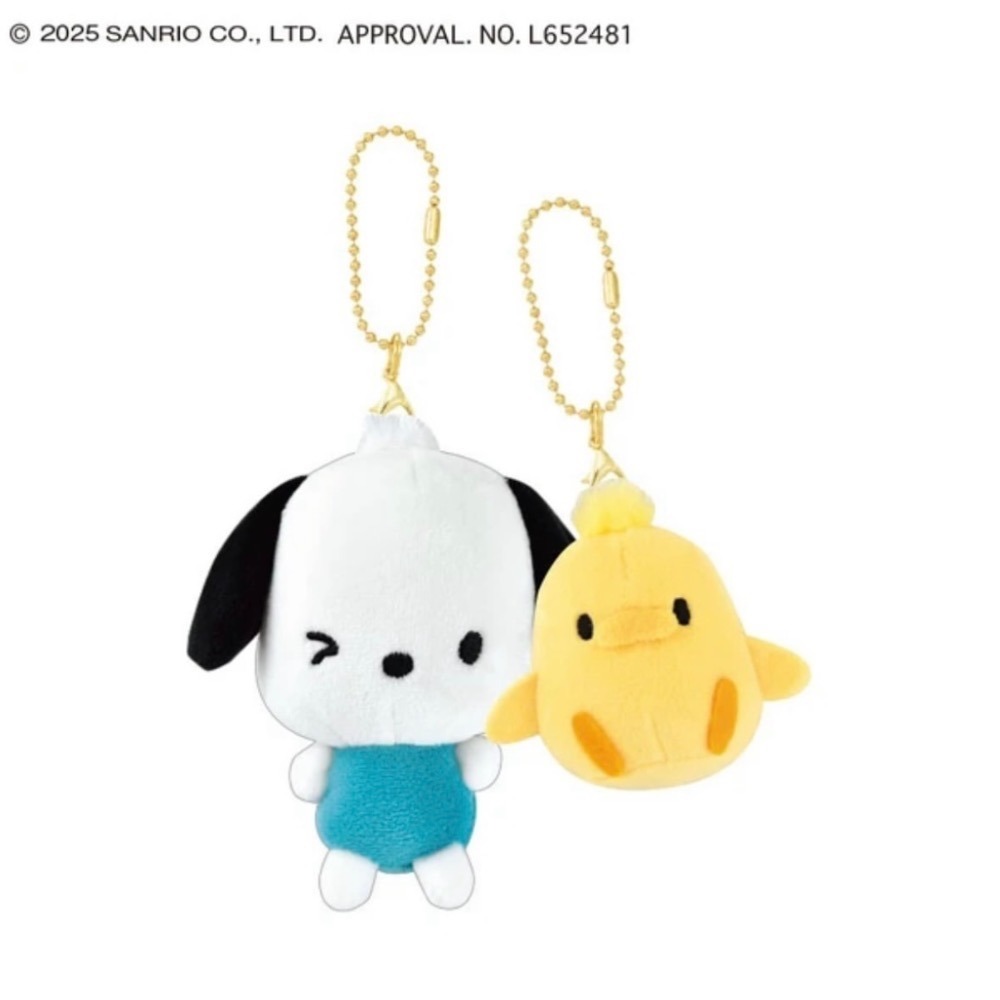 現貨 日本 Sanrio 三麗鷗 臉貼臉 娃娃吊飾-細節圖6