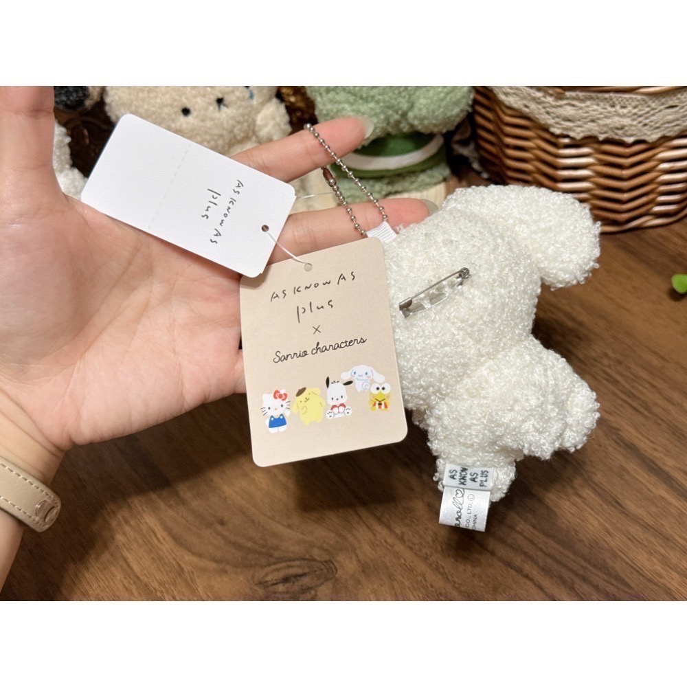 現貨 日本 Sanrio 三麗鷗 AS KNOW AS PIUS 聯名 哭哭 布丁狗 大耳狗 大眼蛙 帕恰狗 娃娃吊飾-細節圖3