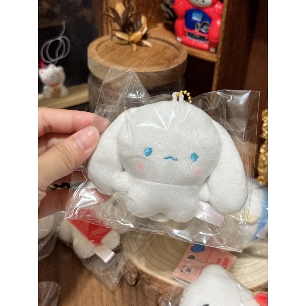 日本 三麗鷗 SANRIO 豆豆眼 小眼睛 娃娃 吊飾 kitty 美樂蒂 大耳狗 怕恰狗 庫洛米 漢頓 小麥粉-規格圖2