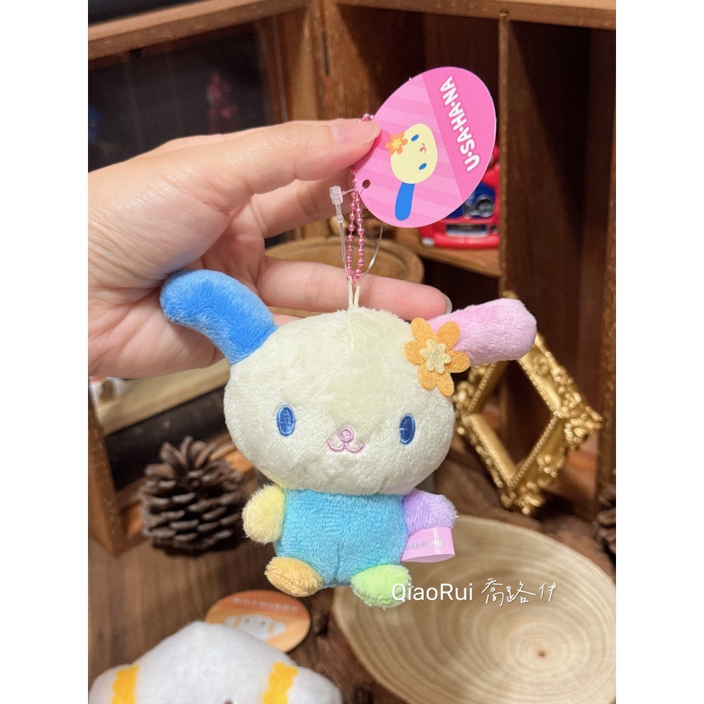 現貨 日本 Sanrio 三麗鷗 經典 娃娃吊飾 吊飾 彼安諾 小麥粉 花小兔-規格圖7