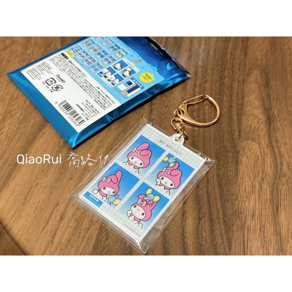 現貨 日本 Sanrio 三麗鷗 抽抽樂 盲包 證件照 四格大頭照 吊飾 確認版 kitty 美樂蒂 布丁狗 山姆 大寶-細節圖2