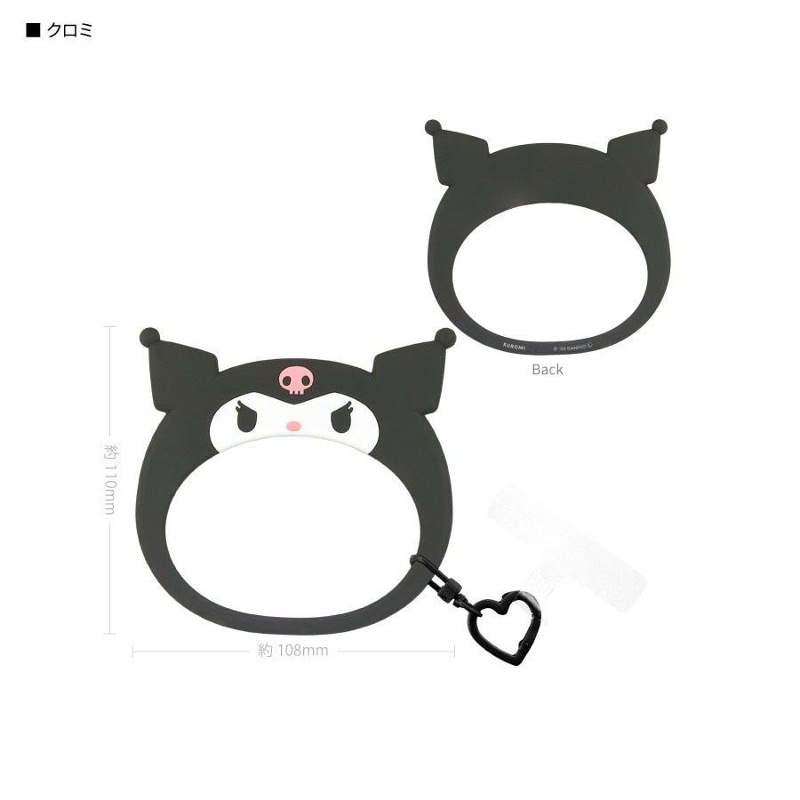 現貨 日本 sanrio 三麗鷗 史努比 矽膠 手機掛環 拍照裝飾 防摔 防丟 kitty 美樂蒂 庫洛米 奧拉夫-規格圖4