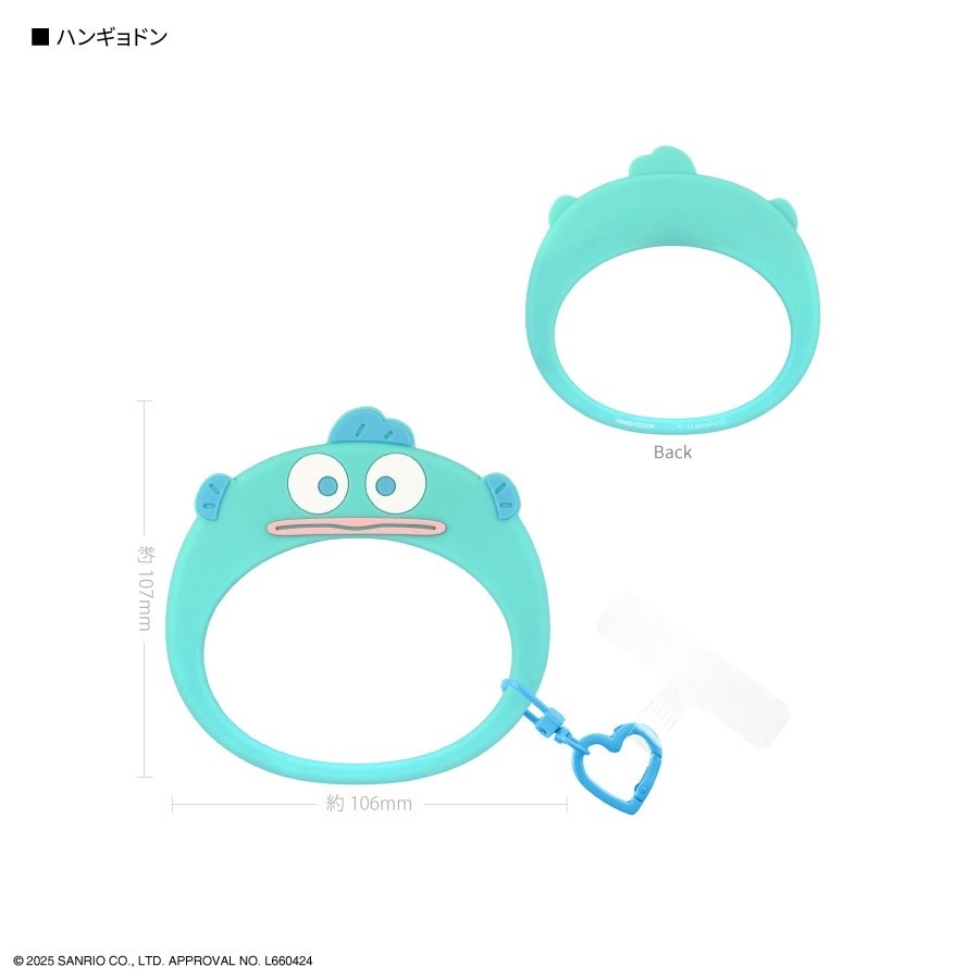 現貨 日本 sanrio 三麗鷗 史努比 矽膠 手機掛環 拍照裝飾 防摔 防丟 kitty 美樂蒂 庫洛米 奧拉夫-規格圖4