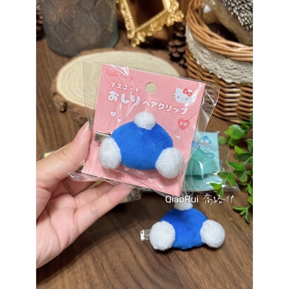現貨 日本 Sanrio 三麗鷗 屁屁髮夾 瀏海夾 KITTY 大耳狗 庫洛米 漢頓 帕恰狗-細節圖6