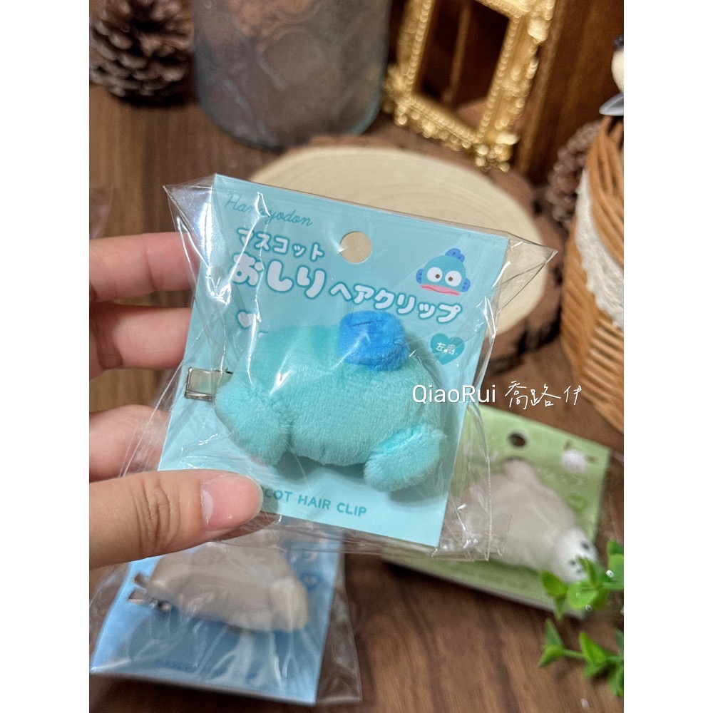 現貨 日本 Sanrio 三麗鷗 屁屁髮夾 瀏海夾 KITTY 大耳狗 庫洛米 漢頓 帕恰狗-規格圖6