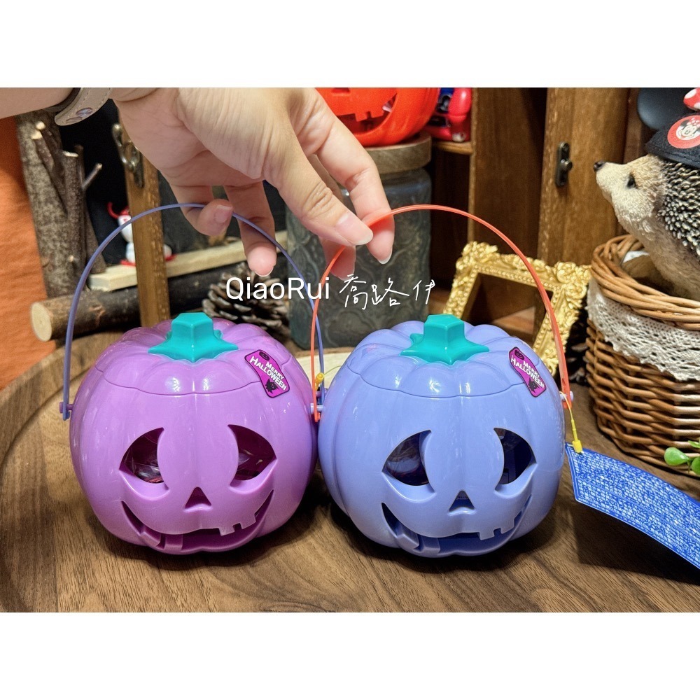 現貨 日本 萬聖節 聲光 南瓜提桶 3色 禮物-細節圖2