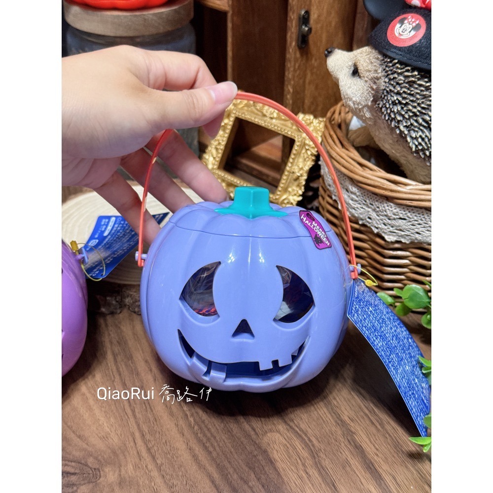 現貨 日本 萬聖節 聲光 南瓜提桶 3色 禮物-規格圖2
