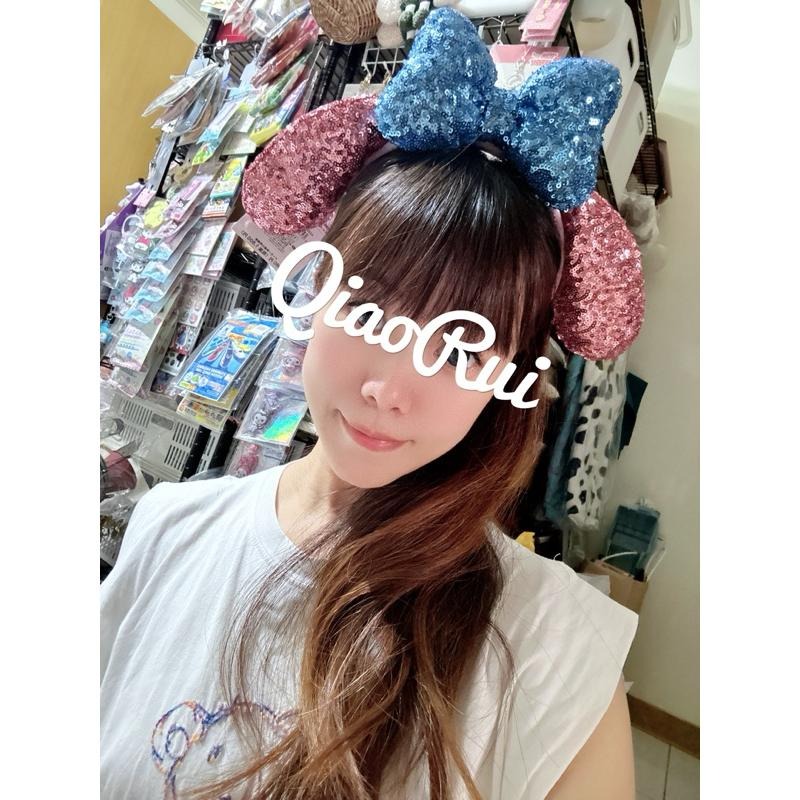 現貨 日本 Sanrio 三麗鷗 閃亮 亮片 蝴蝶結 髮箍 美樂蒂 庫洛米 布丁狗 大耳狗-細節圖4