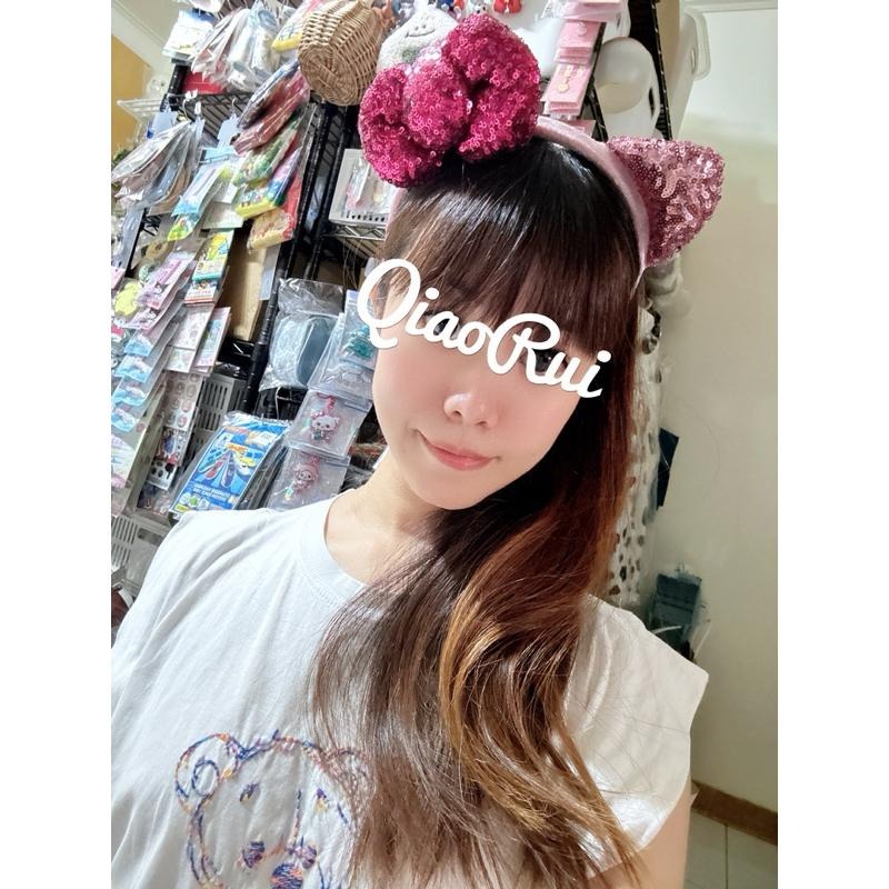 現貨 日本 Sanrio 三麗鷗 閃亮 亮片 蝴蝶結 髮箍 美樂蒂 庫洛米 布丁狗 大耳狗-細節圖5