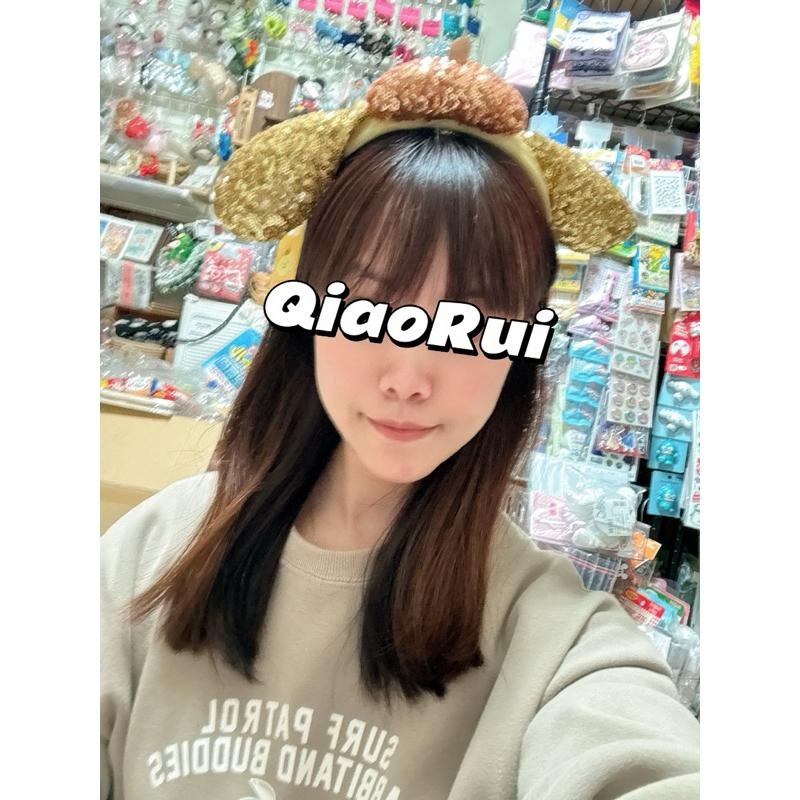 現貨 日本 Sanrio 三麗鷗 閃亮 亮片 蝴蝶結 髮箍 美樂蒂 庫洛米 布丁狗 大耳狗-細節圖6