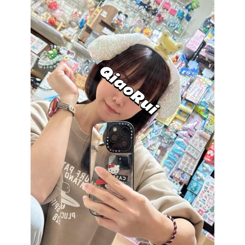 現貨 日本 Sanrio 三麗鷗 閃亮 亮片 蝴蝶結 髮箍 美樂蒂 庫洛米 布丁狗 大耳狗-細節圖8