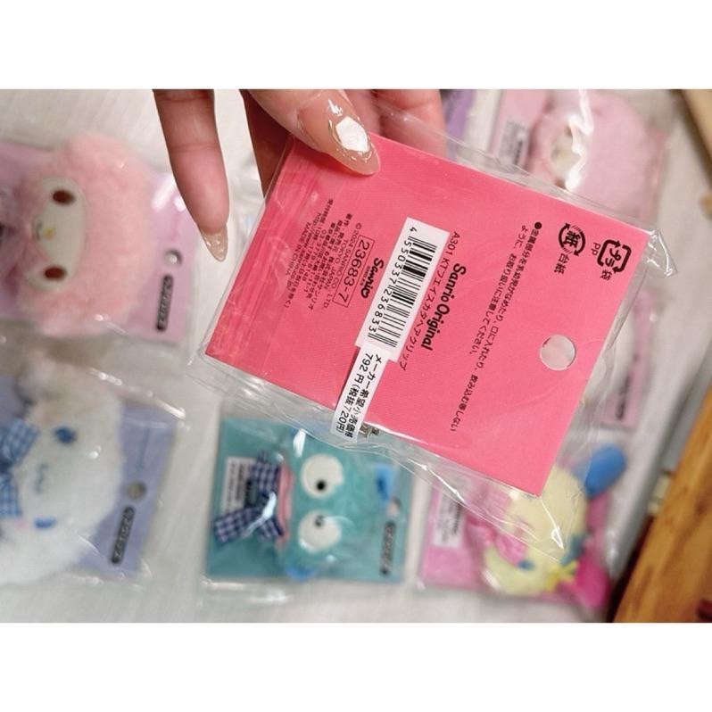 現貨 日本 三麗鷗 Sanrio 絨毛 瀏海夾 髮夾 大人小孩都能夾 kitty 美樂蒂 大耳狗 庫洛米 彼安諾 漢頓-細節圖2