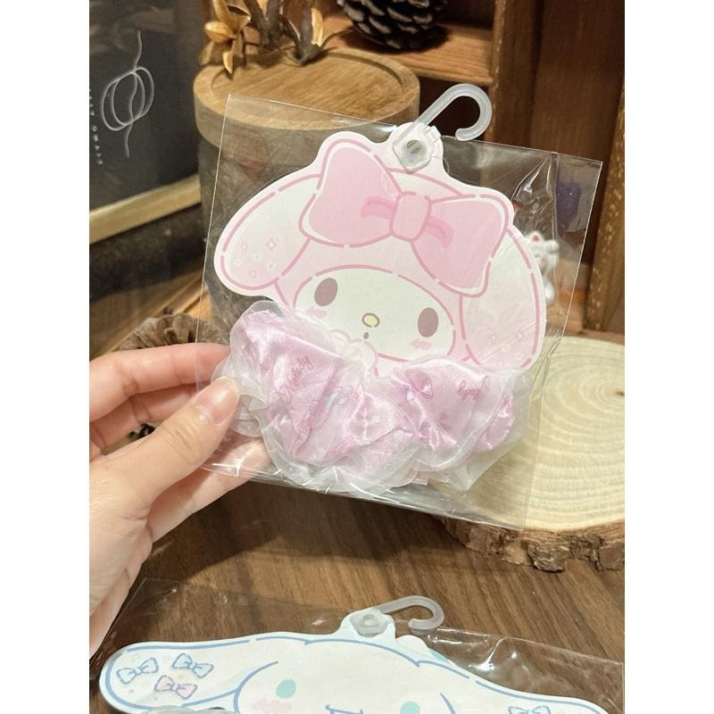 現貨 日本 三麗鷗 Sanrio 雪紡紗 大腸圈 髮束 髮圈 大耳狗 美樂蒂-細節圖3