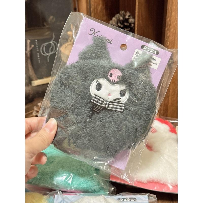 現貨 日本 毛絨 髮圈 三麗鷗 庫洛米 帕恰狗 彼安諾 漢頓 kitty 大耳狗 布丁狗 小麥粉 絨毛髮圈 大腸圈 髮束-細節圖3