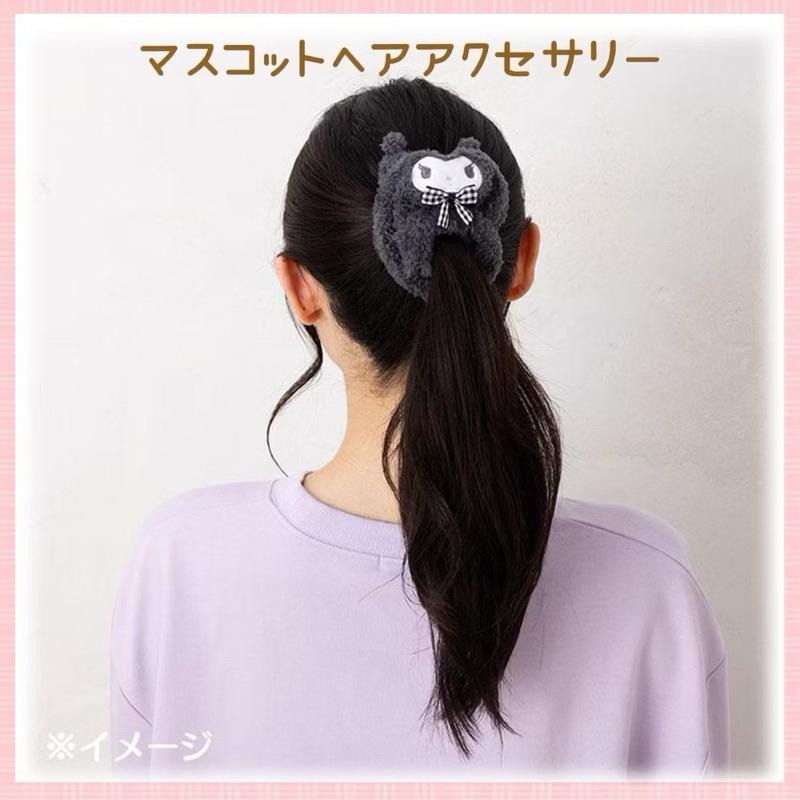 現貨 日本 毛絨 髮圈 三麗鷗 庫洛米 帕恰狗 彼安諾 漢頓 kitty 大耳狗 布丁狗 小麥粉 絨毛髮圈 大腸圈 髮束-細節圖7