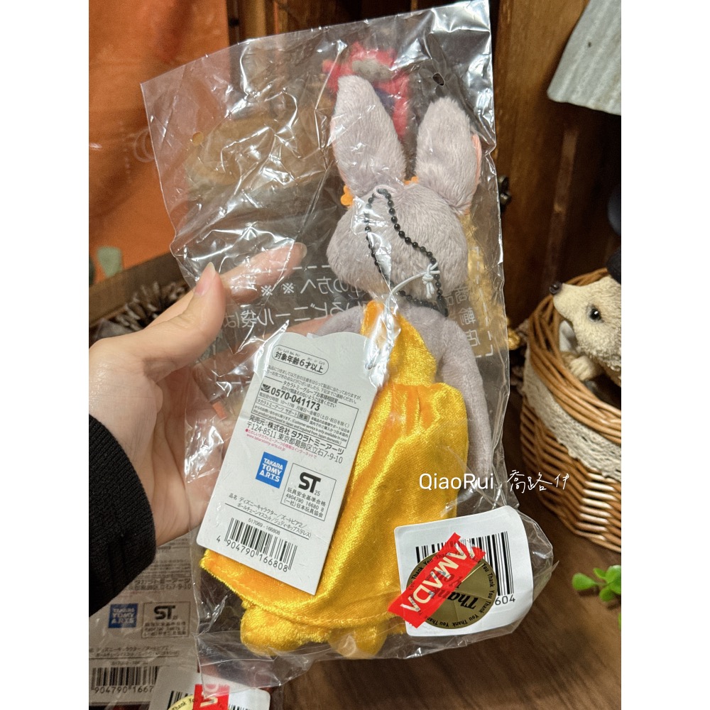 現貨 日本 迪士尼商店 動物方程式 尼克 茱蒂 禮服 燕尾服 娃娃吊飾-細節圖3
