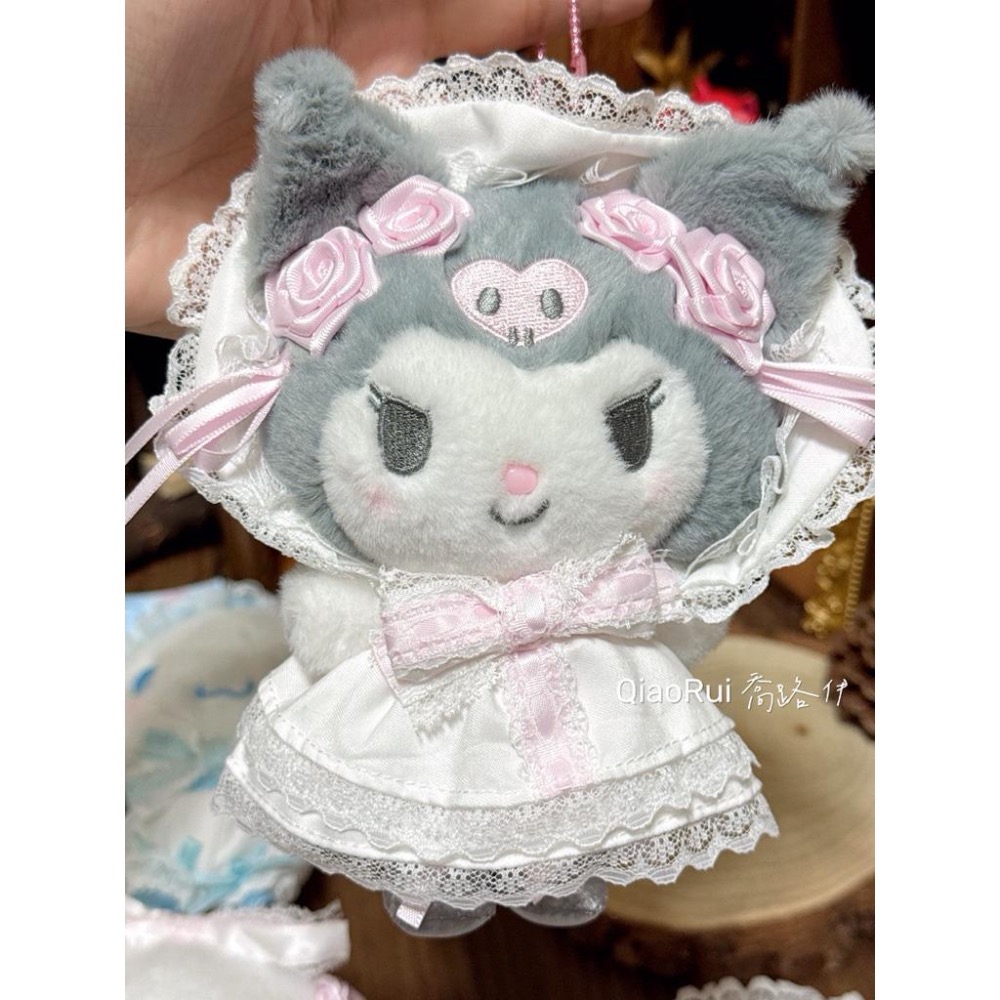 現貨 日本 sanrio 三麗鷗 690元 花嫁 娃娃吊飾 大耳狗 美樂蒂 庫洛米 小麥粉-細節圖4