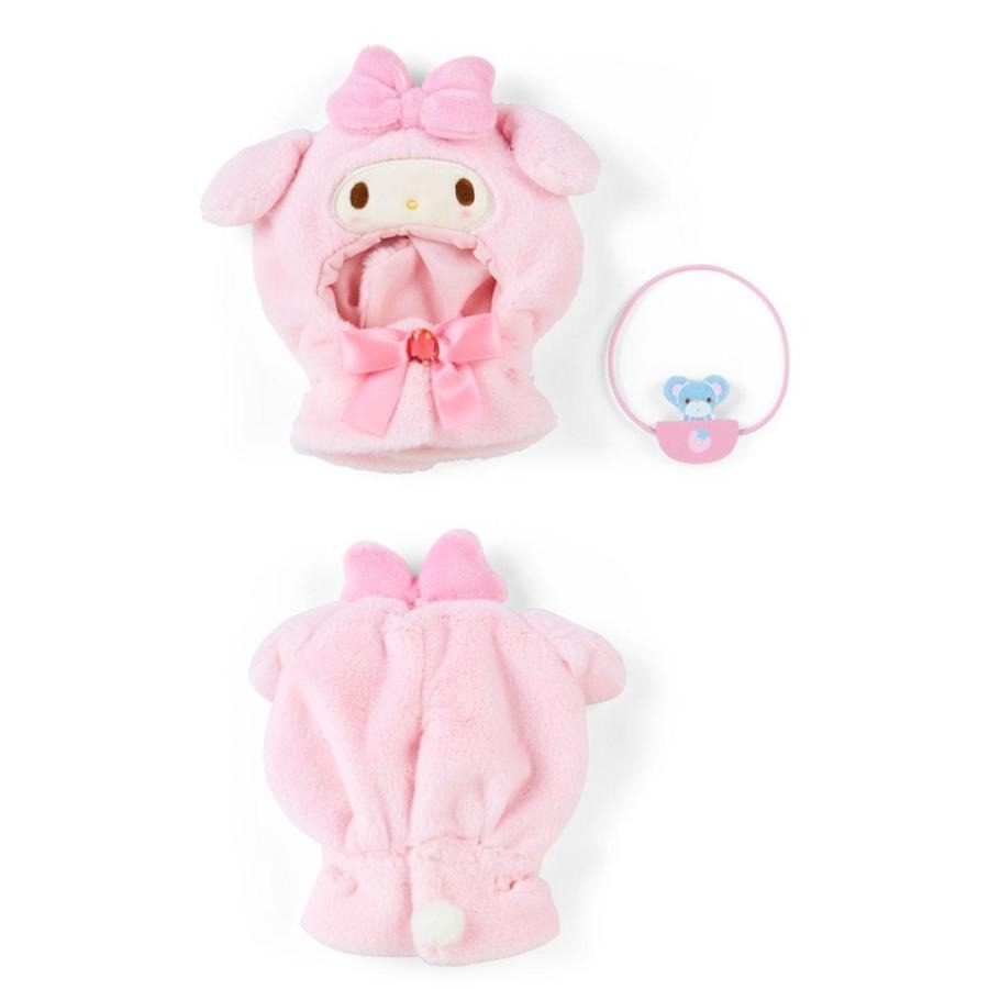 現貨 日本 三麗鷗 sanrio 斗篷娃衣 玩偶衣 娃娃裝 娃娃衣服 美樂蒂 布丁狗 彼安諾 人魚漢頓-細節圖9