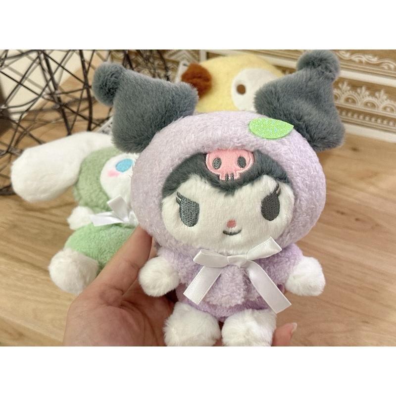 現貨 日本 三麗鷗 Sanrio 水果系列 哈密瓜  水果裝 娃娃吊飾 吊飾 大耳狗 庫洛米-細節圖3