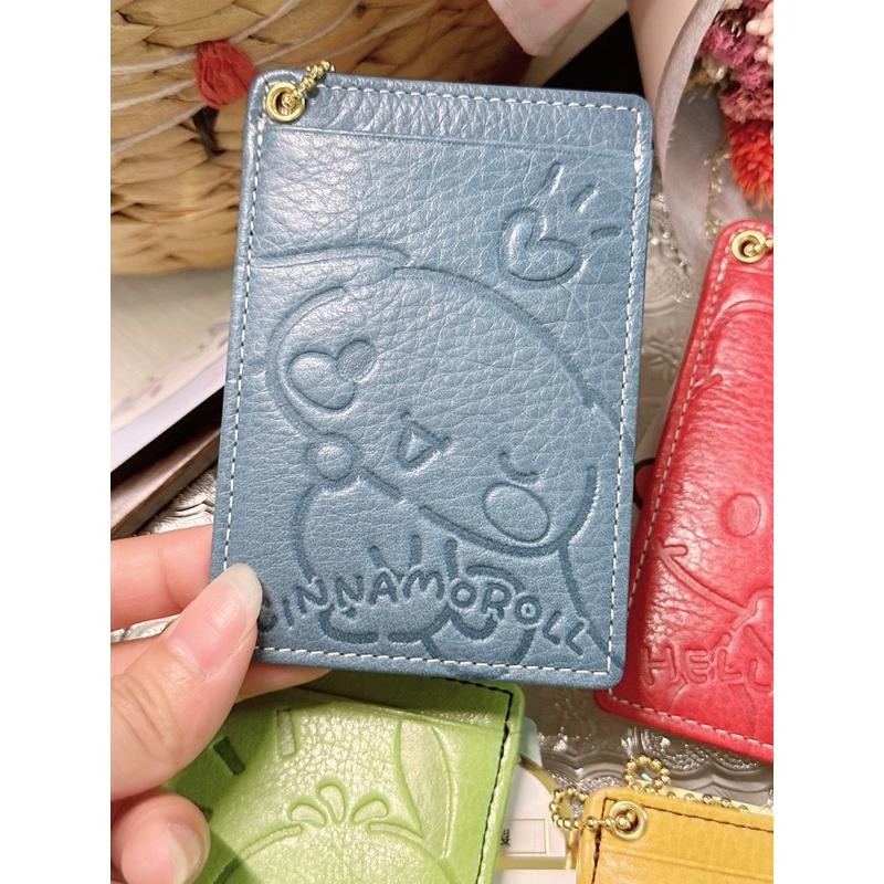 現貨 日本 三麗鷗 Sanrio 牛皮 卡片套 卡片夾 證件套 行李吊牌 識別證 kitty 美樂蒂 大耳狗 庫洛米-細節圖8