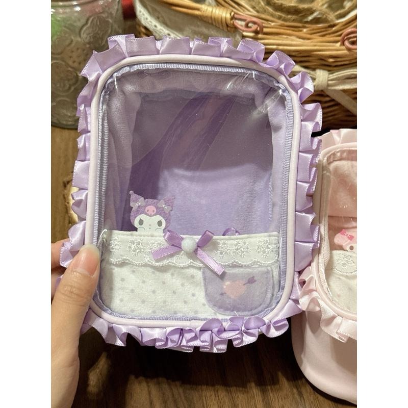 現貨 日本 三麗鷗 Sanrio 寶寶 遛娃包 痛包 娃娃收納包 手提包 拉鍊包 吊飾 庫洛米 美樂蒂 帕恰狗-細節圖2