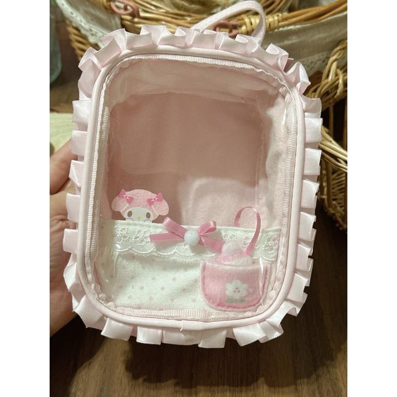 現貨 日本 三麗鷗 Sanrio 寶寶 遛娃包 痛包 娃娃收納包 手提包 拉鍊包 吊飾 庫洛米 美樂蒂 帕恰狗-細節圖3