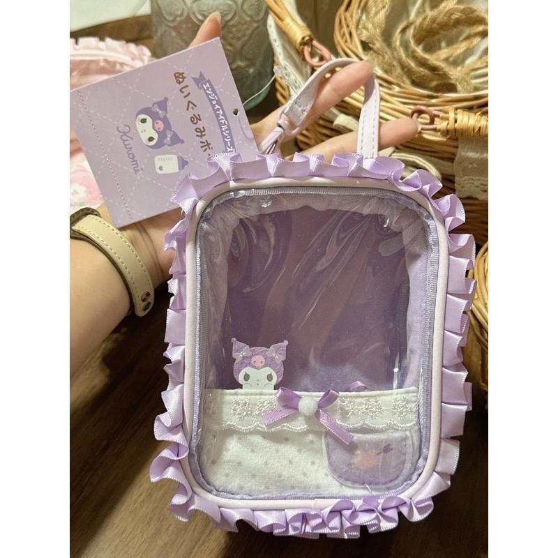 現貨 日本 三麗鷗 Sanrio 寶寶 遛娃包 痛包 娃娃收納包 手提包 拉鍊包 吊飾 庫洛米 美樂蒂 帕恰狗-細節圖4