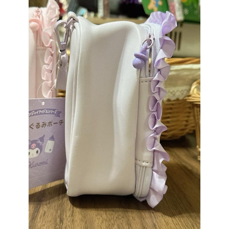 現貨 日本 三麗鷗 Sanrio 寶寶 遛娃包 痛包 娃娃收納包 手提包 拉鍊包 吊飾 庫洛米 美樂蒂 帕恰狗-細節圖5