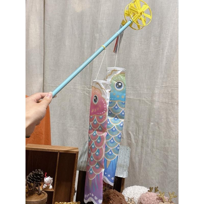 現貨 日本 鯉魚旗 風車 風車棒 擺設 含一枚菓子-細節圖5