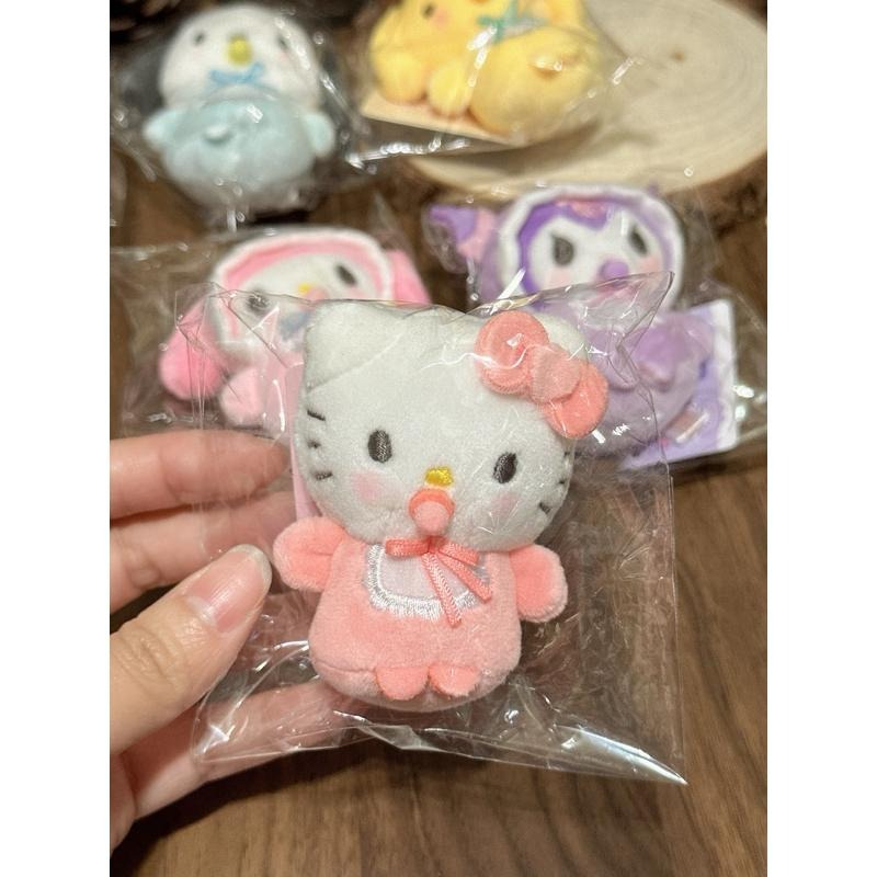 現貨 日本 三麗鷗 Sanrio 寶寶奶嘴造型 迷你娃娃 kitty 美樂蒂 大耳狗 庫洛米 布丁狗 帕恰狗-細節圖2