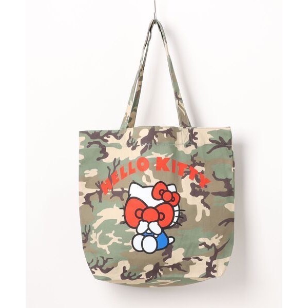 現貨 日本 Sanrio 三麗鷗 帆布肩背袋 豹紋 迷彩-細節圖2
